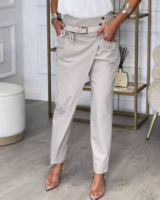 Heidi-Mode | Patchwork-Hose mit Gürtel