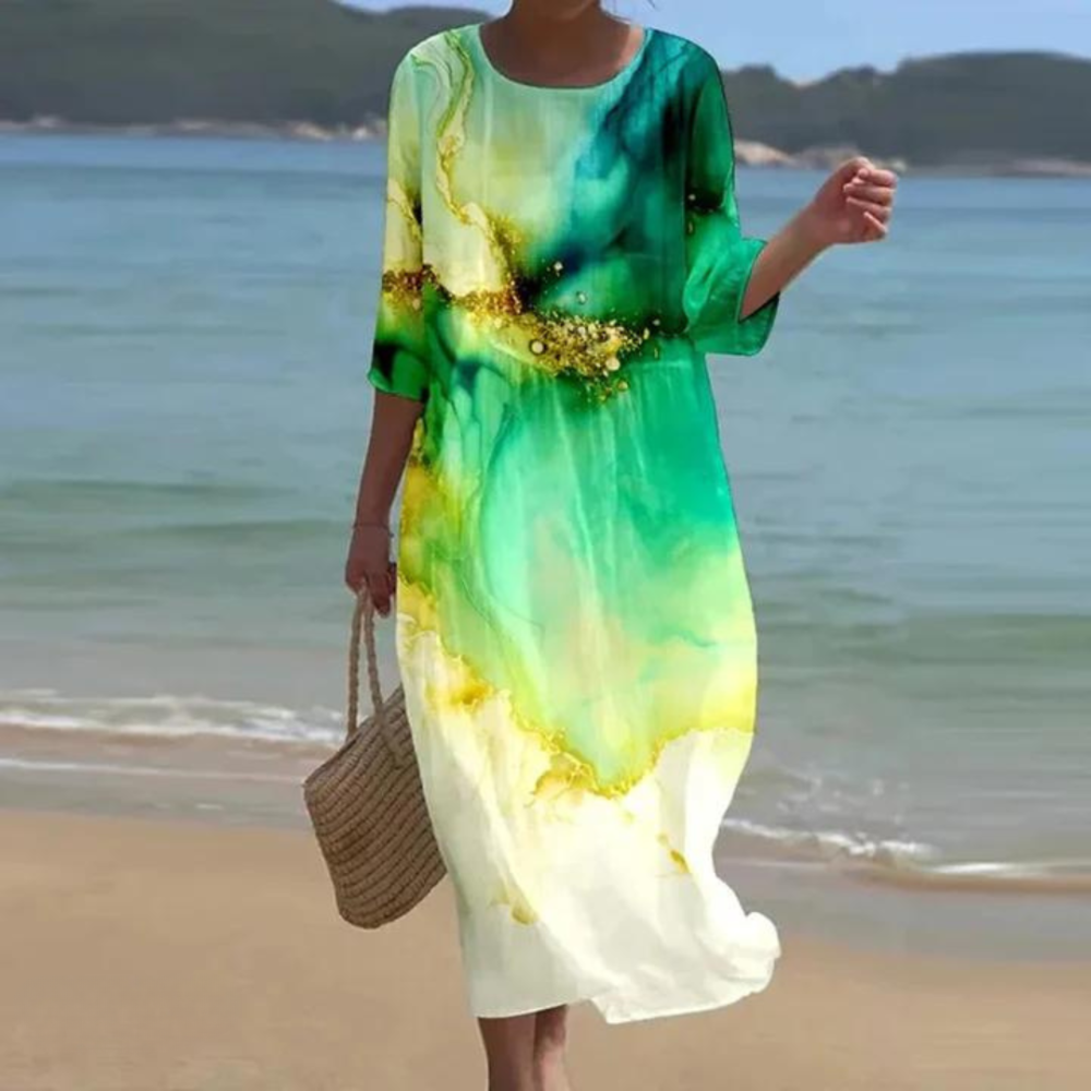 Heidi-Mode | Elegantes, Bauch-Schmeichelndes Kleid