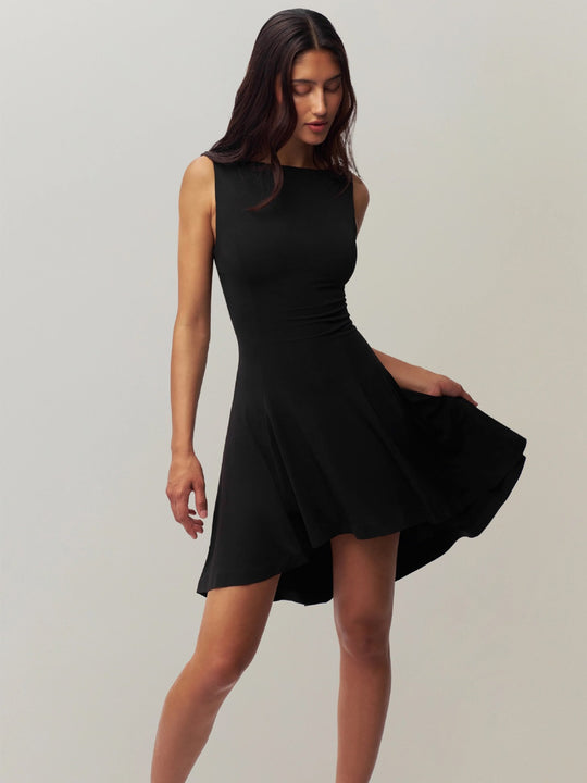 Heidi Mode | Ärmelloses Kleid mit Kragen