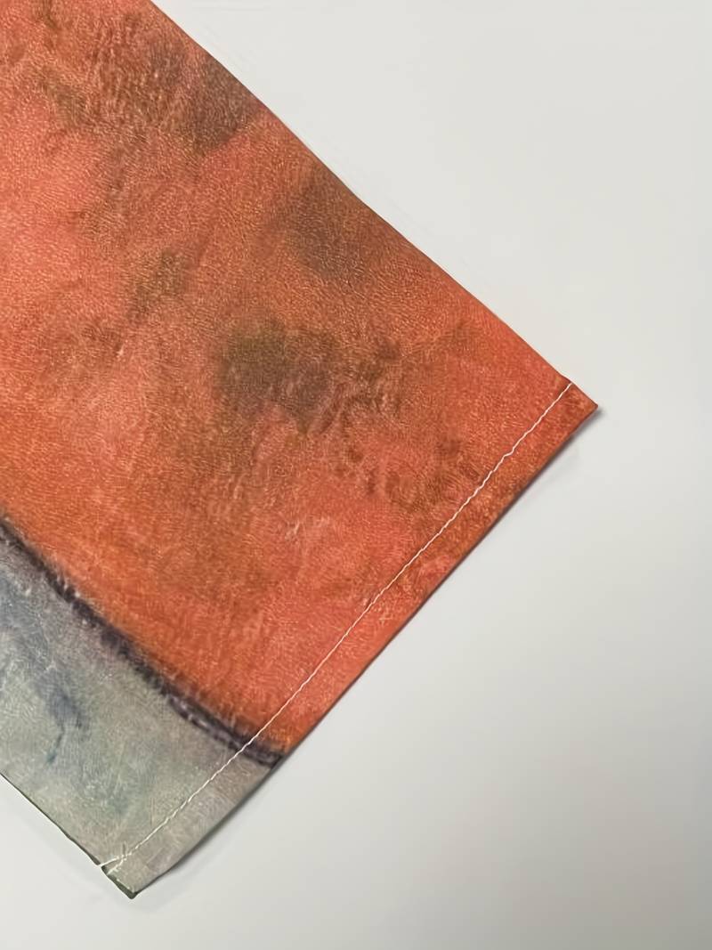 met abstracte gezichtsbedrukking