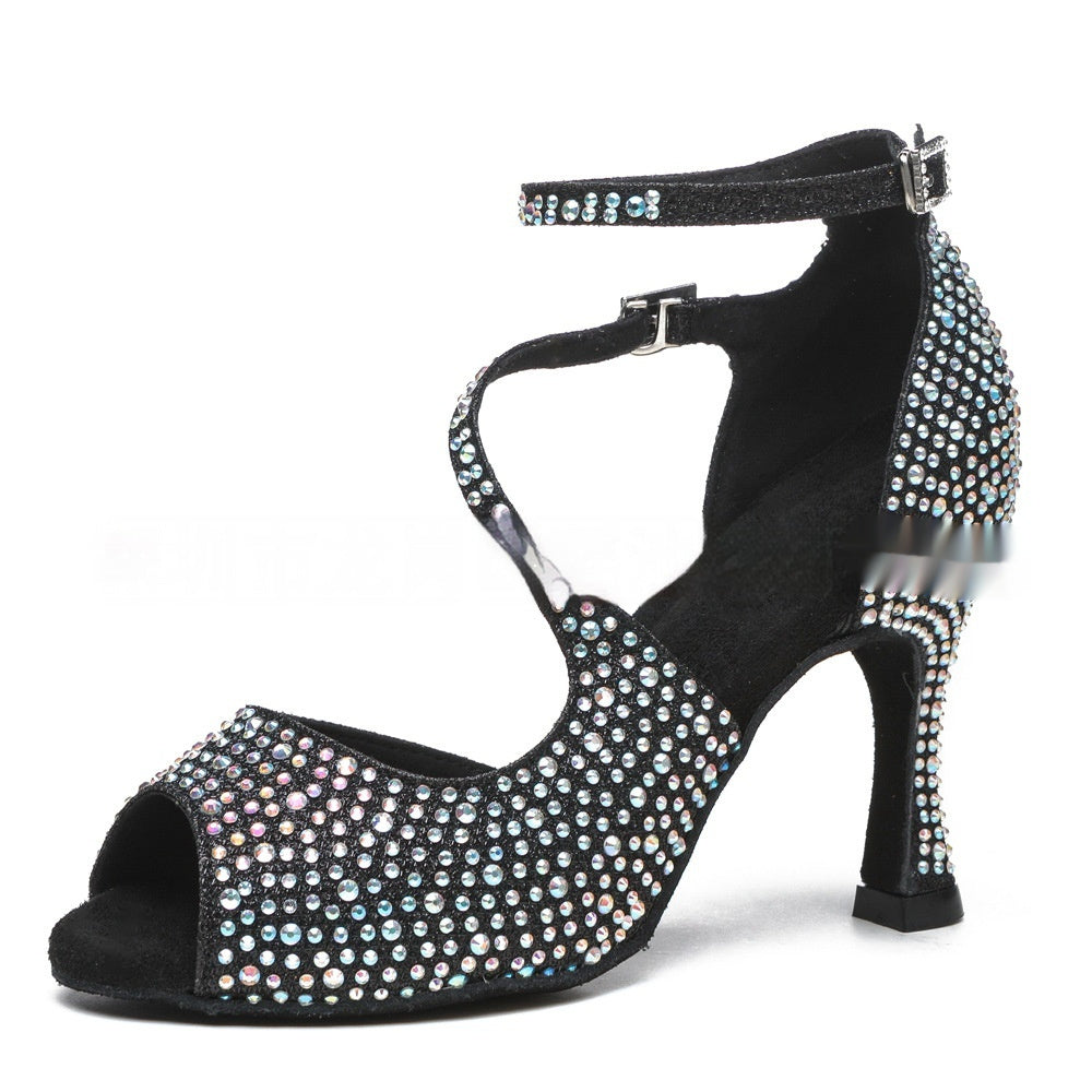 Heidi-Mode | Frauen Latin Tanz Mittelabsatz Tanzschuhe Damen