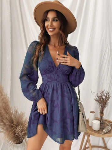 Heidi-Mode | Delicate Satin Kleid mit Kurzen Ärmeln