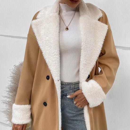 Trenchcoat Winterjacke Mit Pelzfütterung - Lisa