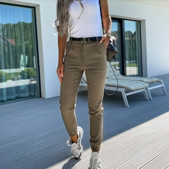 Heidi-Mode | Modische Damen Cargo-Hosen mit Taschen