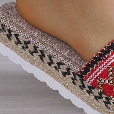Heidi-Mode | Offene Zehen Plattform Sandalen