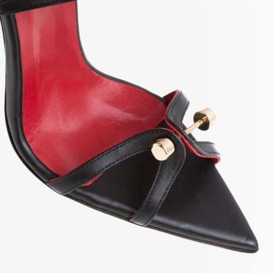 Heidi-Mode | Spitzefuß Metallabsatz Rundabsatz Römischer Stil Schnürschuh Damen