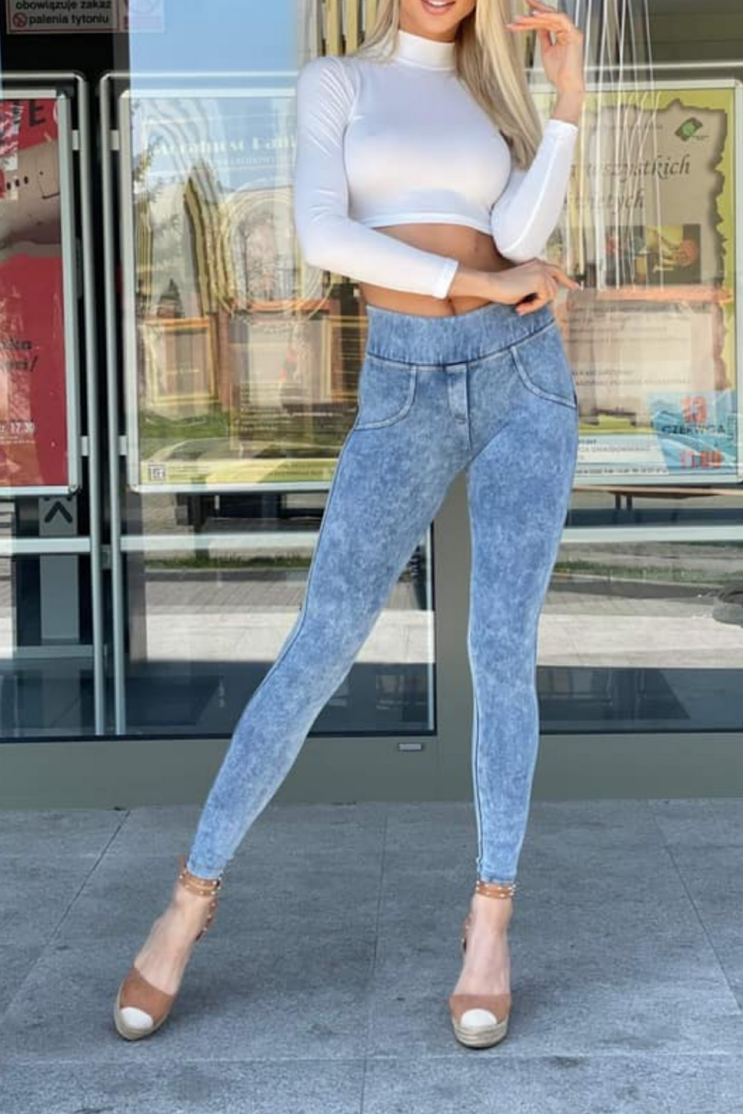 Heidi-Mode | Push Up Jeans Marmor