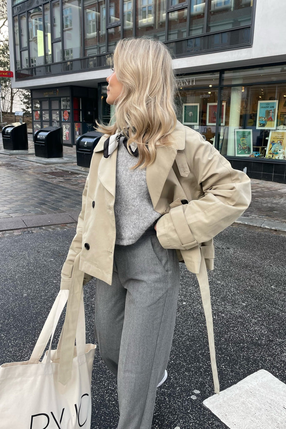 Heidi-Mode | Damen-Trenchcoat In Beige