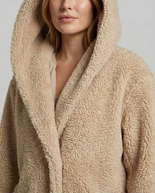 Winddichte Sherpa Jacke Damen | Heidi-Mode