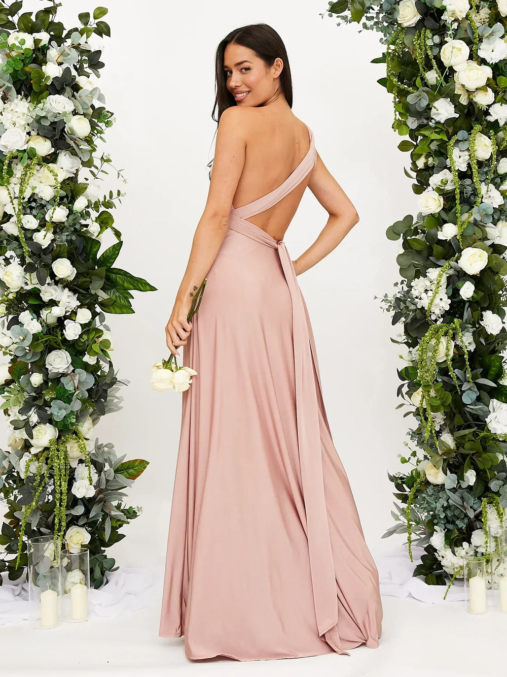 Elegante Satin Jurk