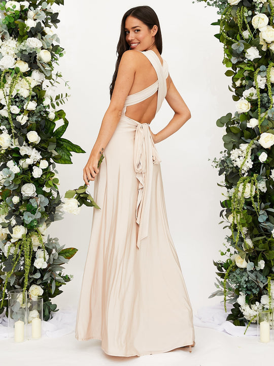 Elegante Satin Jurk