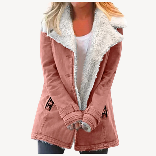 Heidi-Mode | Damen Fleecegefütterte Winterjacke