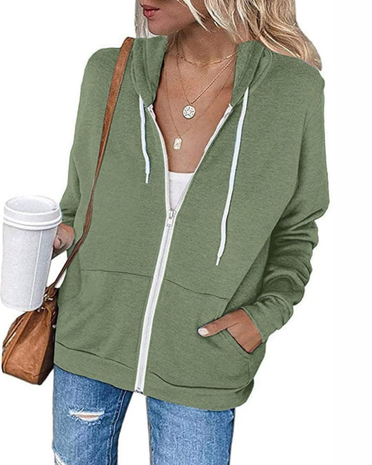 Heidi-Mode - Damen Zipped Hoodie