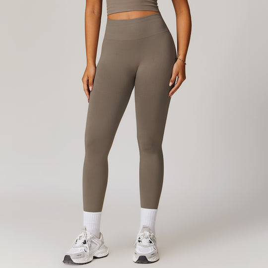Heidi Mode | Coole Fitness Gerippte Hohe Taille Yoga-Hose
