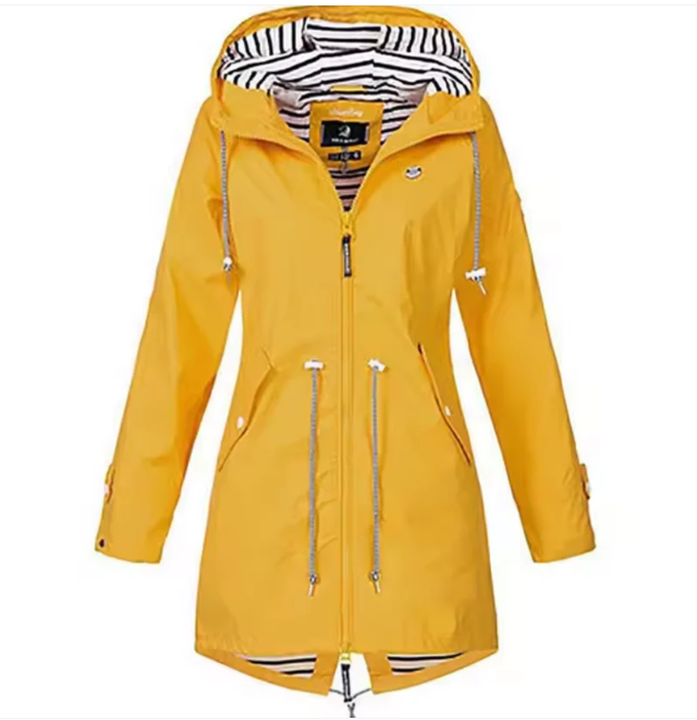 Heidi-Mode | Wasserdichte Jacke mit Kapuze