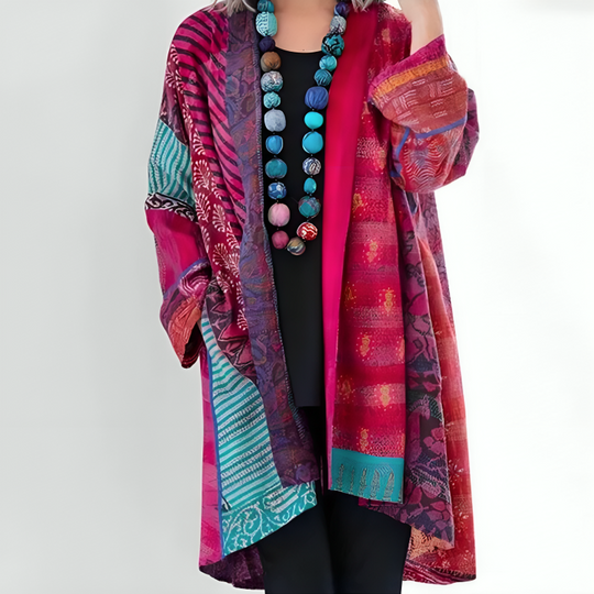 Heidi-Mode | Bunte Damen Strickjacke