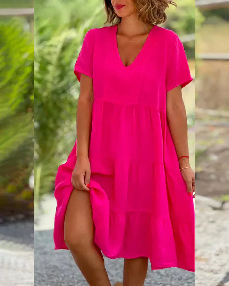 V-Ausschnitt Kleid für Damen | Helen