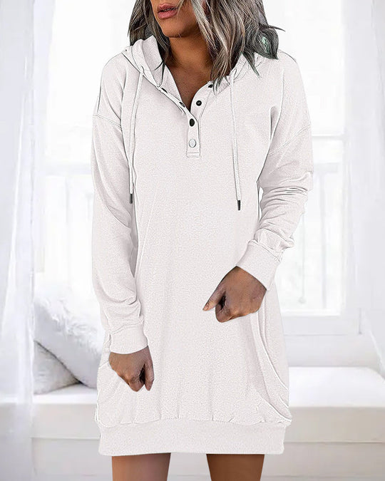 Heidi-Mode | Baumwoll-Pullover Hoodie Mit Kapuze Für Damen