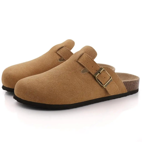 Heidi-Mode | Robuste Wildleder Clogs