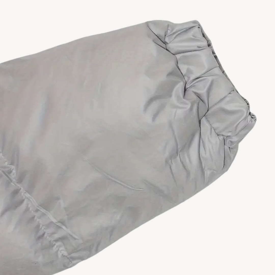 Heidi-Mode | Damen Cropped Puffer Zip Jacke