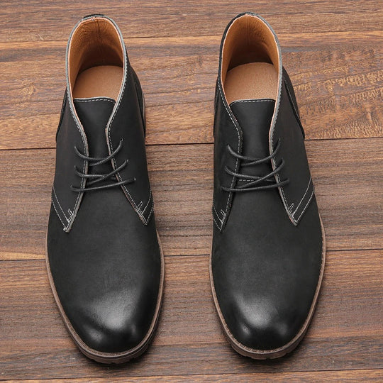 Stiefelette Aus Echtem Leder