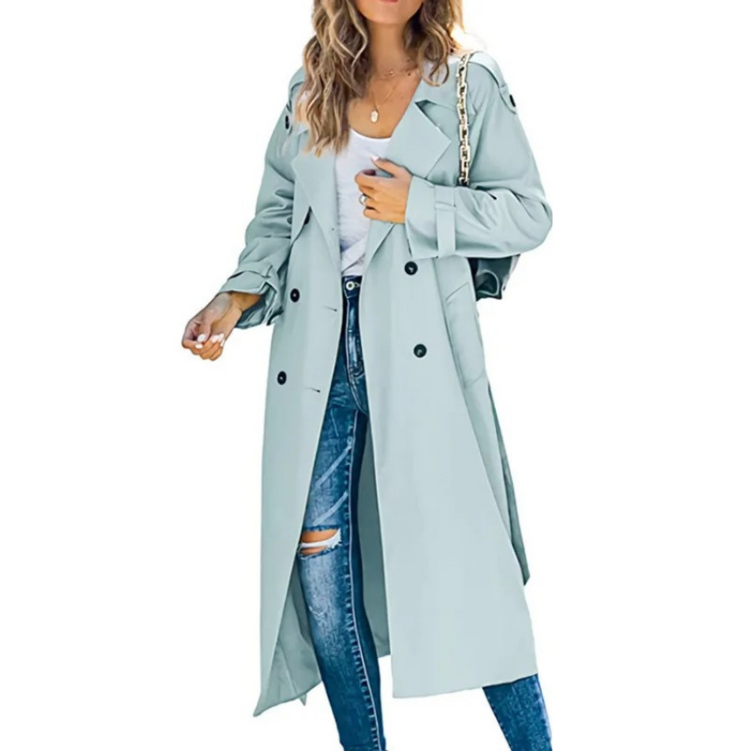 Heidi-Mode - Stilvolle und Bequeme Freizeit-Trenchcoat für Frauen