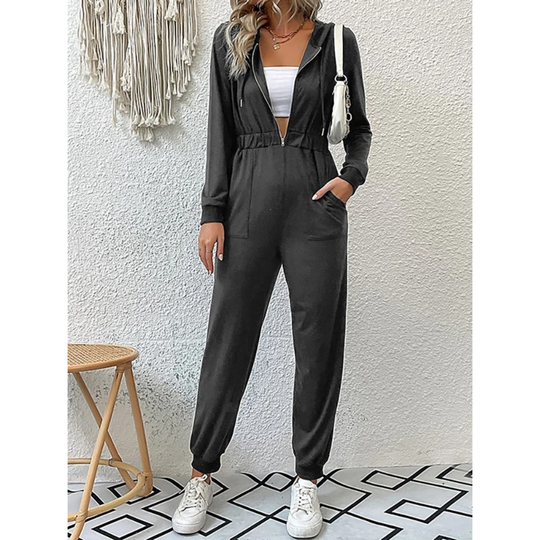Heidi-Mode | Retro Luxus Jogginganzug mit Reißverschluss für Damen Ideal für Den Sommer