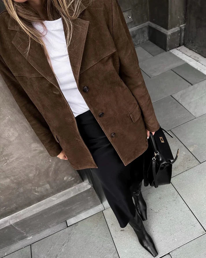 Heidi-Mode | Wildleder Blazer