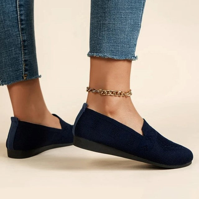 Heidi-Mode | Blaue Atmungsaktive Mesh Schuhe