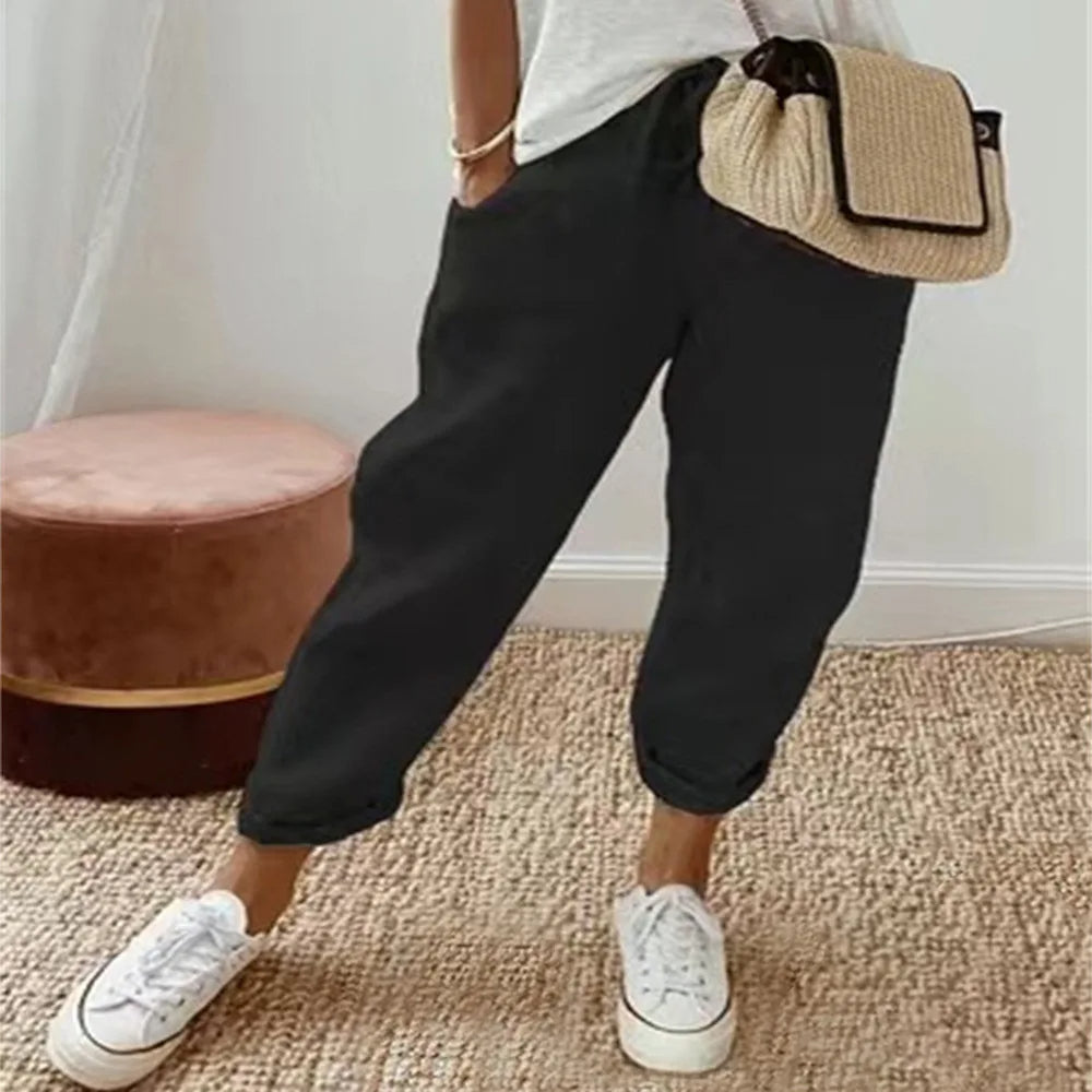 Heidi-Mode | Bequeme Hose aus Leinen