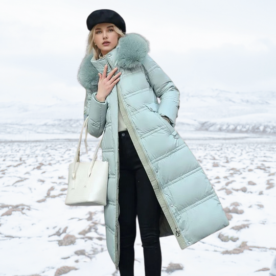 Luxe Winterjacke Mit Pelzkragen Für Damen - Nordelle