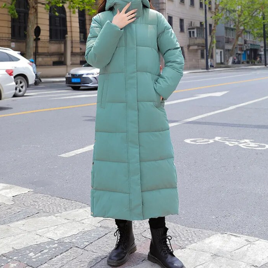 Parka Long manteau d'hiver matelassé pour femmes