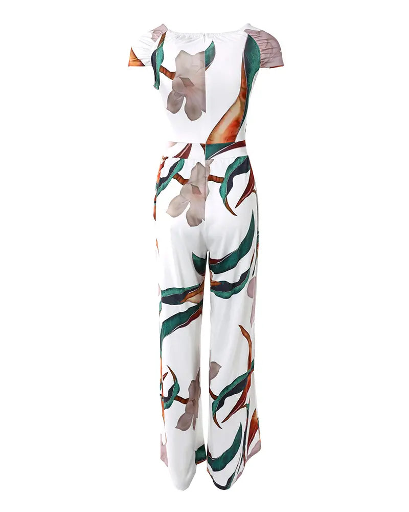 Jumpsuit Traumhafte Botanik in einem Overall-Kleid
