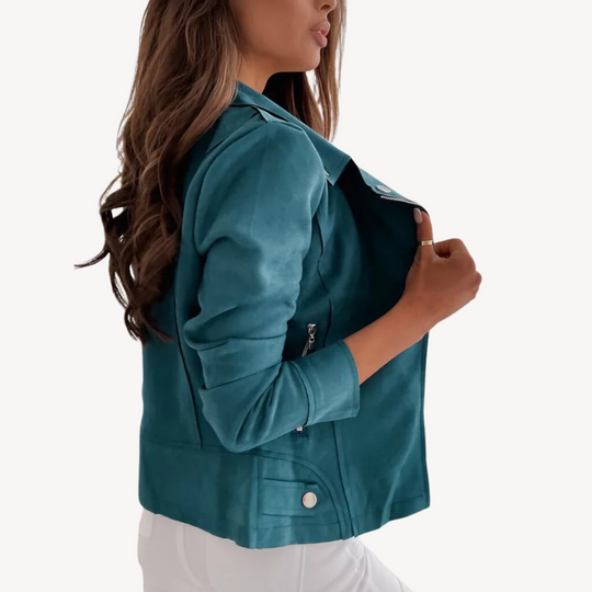 Heidi-Mode | Kunstleder Bikerjacke