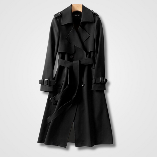 Heidi | Langer eleganter Trenchcoat für Damen