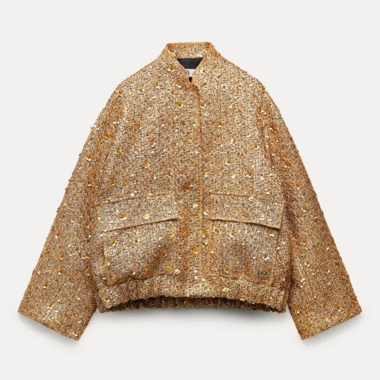 Heidi-Mode | Elegante Glänzende Jacke