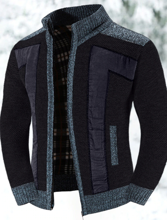 Herren Zip-Cardigan