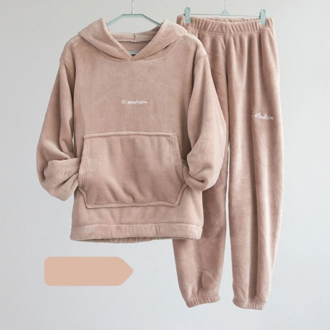Heidi-Mode | Warmer Bequemer Unisex Trainingsanzug Aus Fleece