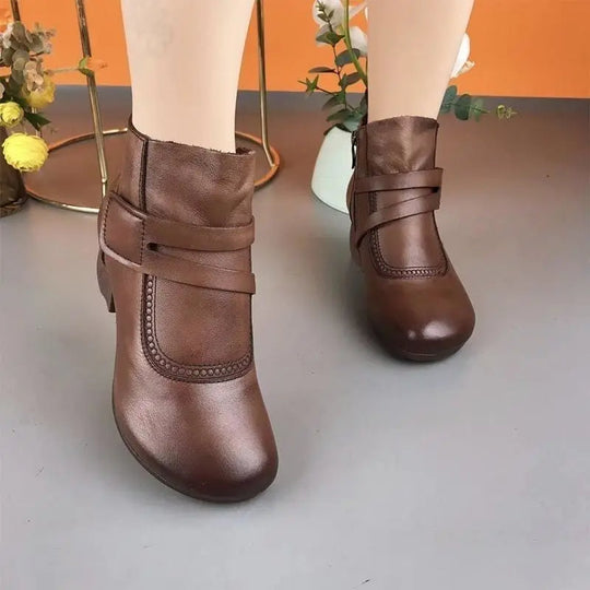 Heidi-Mode | Damenvintage-Lederschuhe