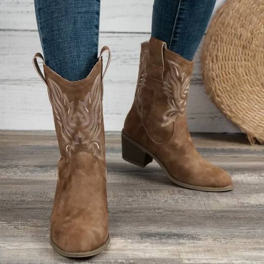 Feld - Western Cowboystiefel Mit Absatz