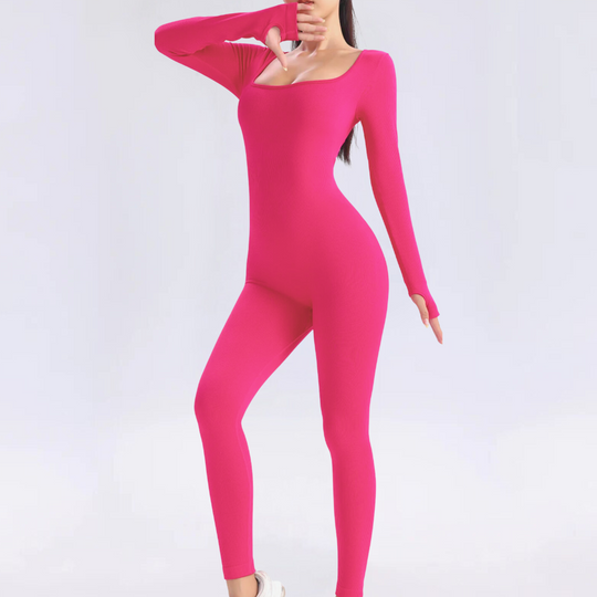 Heidi-Mode | Sleeksculpt Langarm Jumpsuit