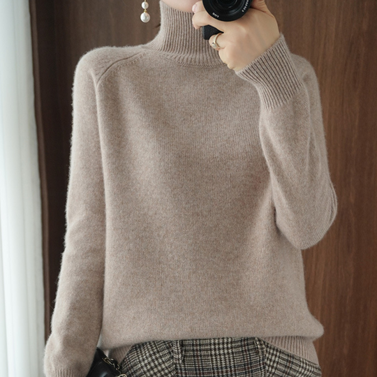 Heidi-Mode | Rollkragen Pullover aus Merinowolle
