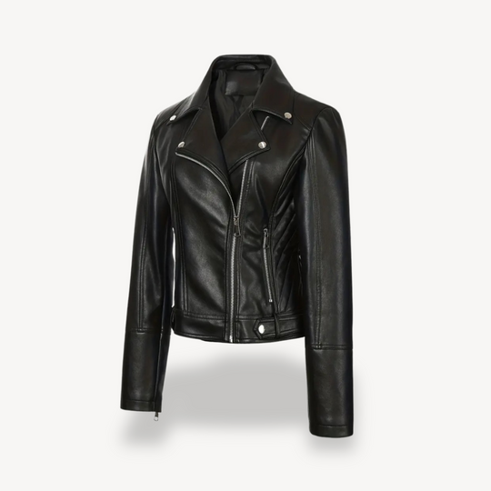 Heidi-Mode | Fake-Leder Bikerjacke für Frauen