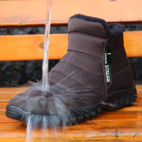 Wasserfeste Winterstiefel mit Reißverschluss