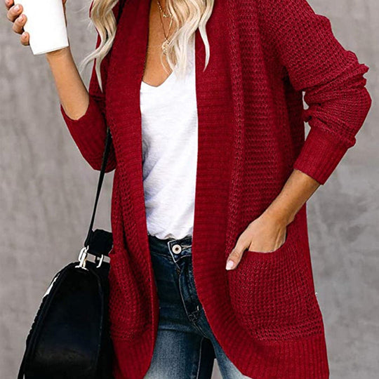 Heidi-Mode | Strickjacke aus Grobstrick