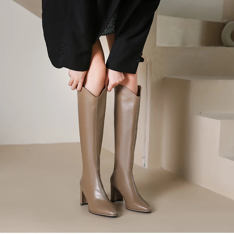 Heidi-Mode | Knief Hohe Reiterstiefel für Damen