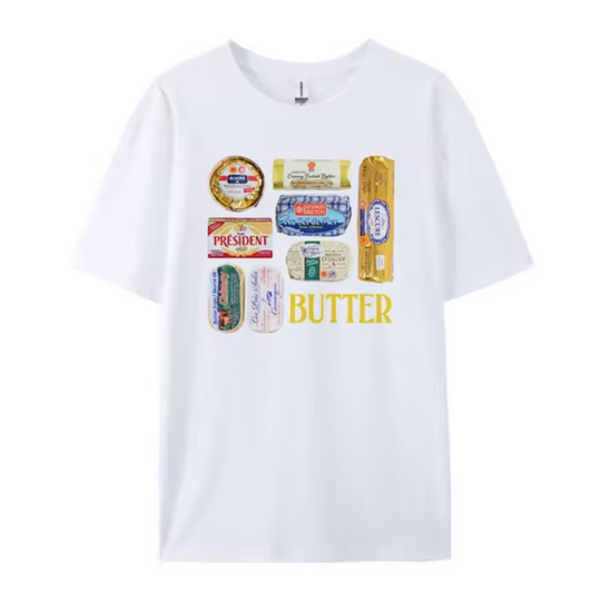 Retro Butter Grafische T-Shirts