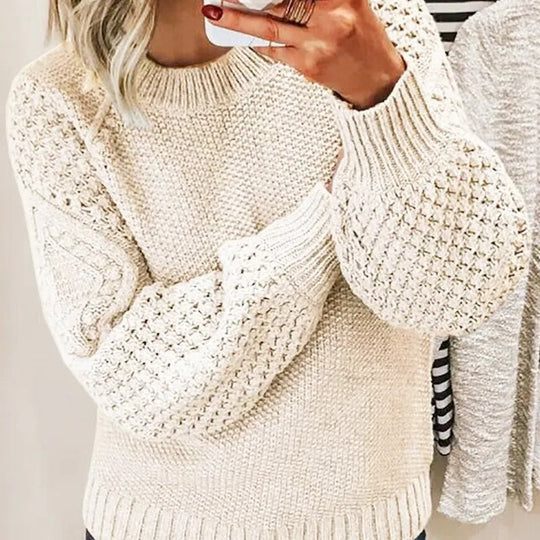 Comfy Pullover mit langen Ärmeln