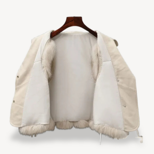 Heidi-Mode | Kunstfelllederweste für Damen