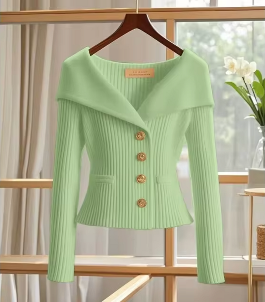 Heidi-Mode | Gestrickte Kurze Strickjacke